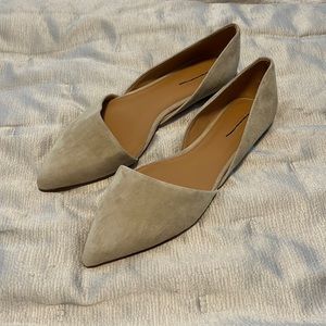 J. Crew D’orsay pointed toe flats
